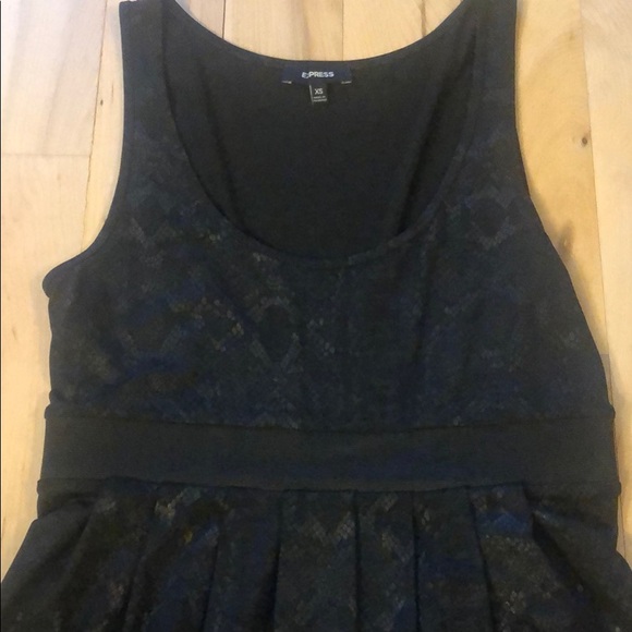 Black & metallic Express dress - Picture 4 of 6